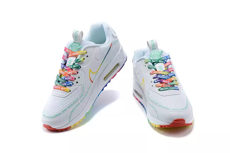 nike air max 90 armed forces rainbow white